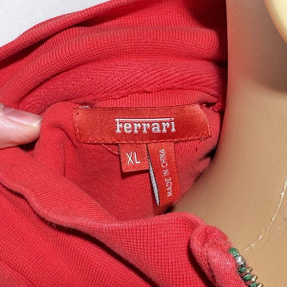 Ferrari Puma Scuderia Red Track Jacket Men’s XL Full Zip F1 Racing Logo EUC - Picture 8 of 13